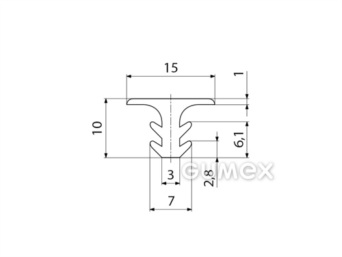 SILIKONPROFILE T-FORM
